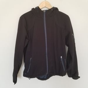 Black Diamond medium weight black hooded jacked M